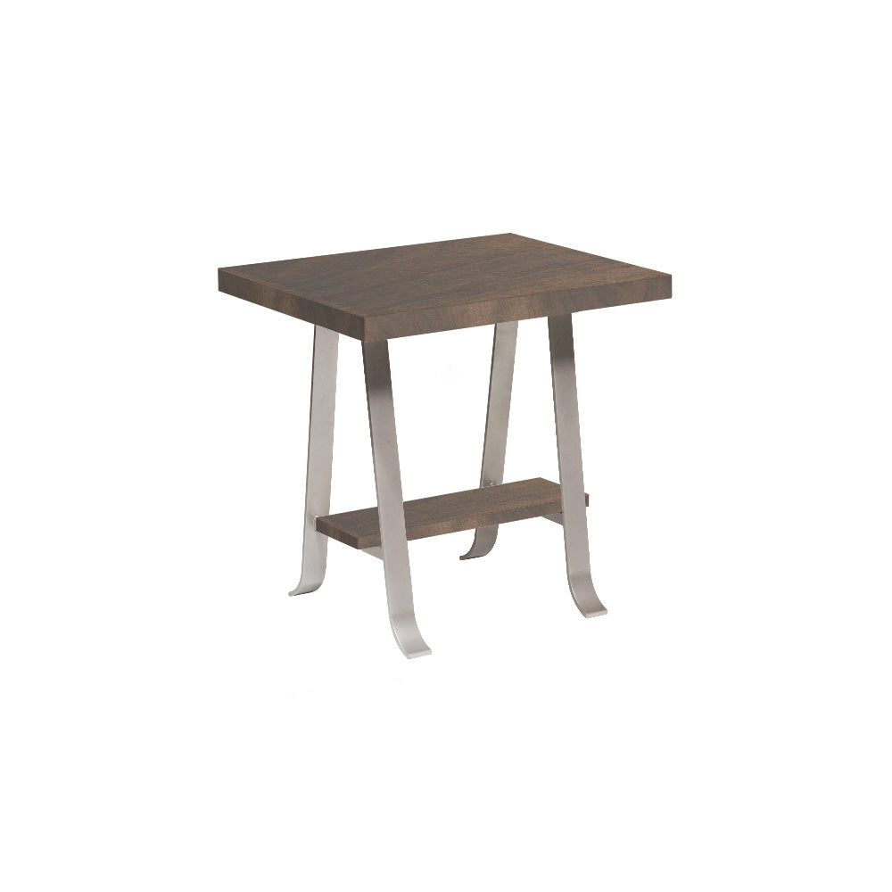 Alpha End Table with Shelf