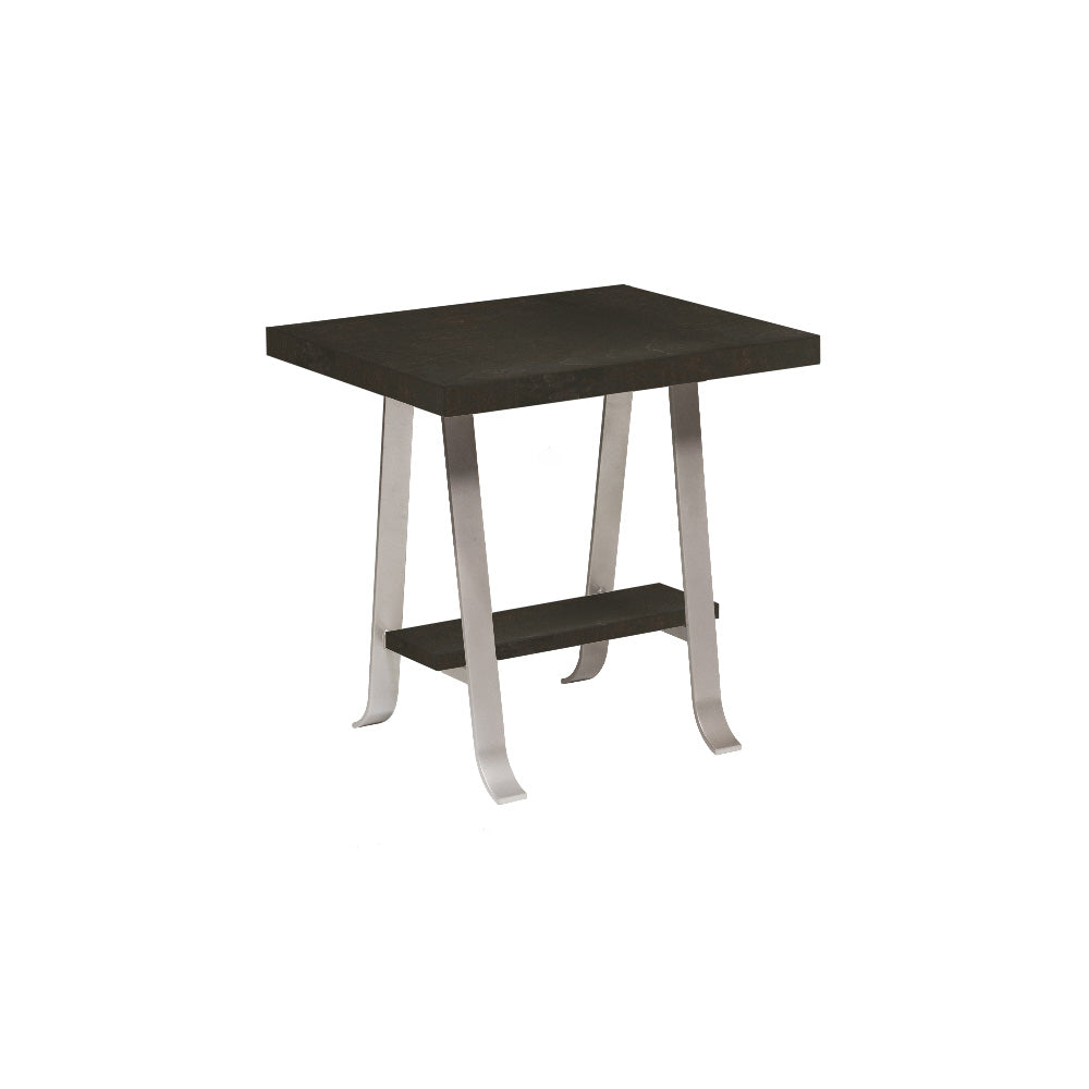 Alpha End Table with Shelf