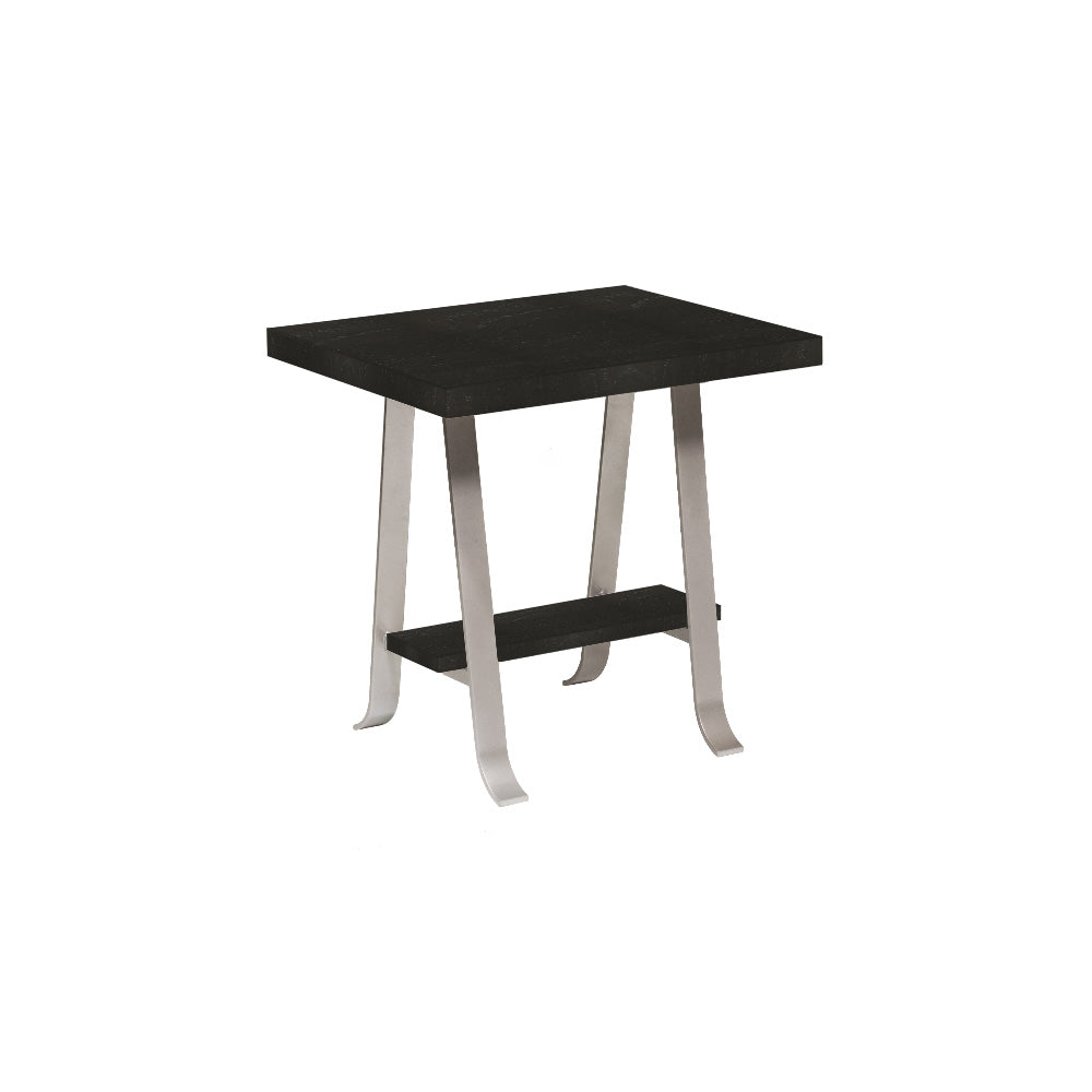 Alpha End Table with Shelf