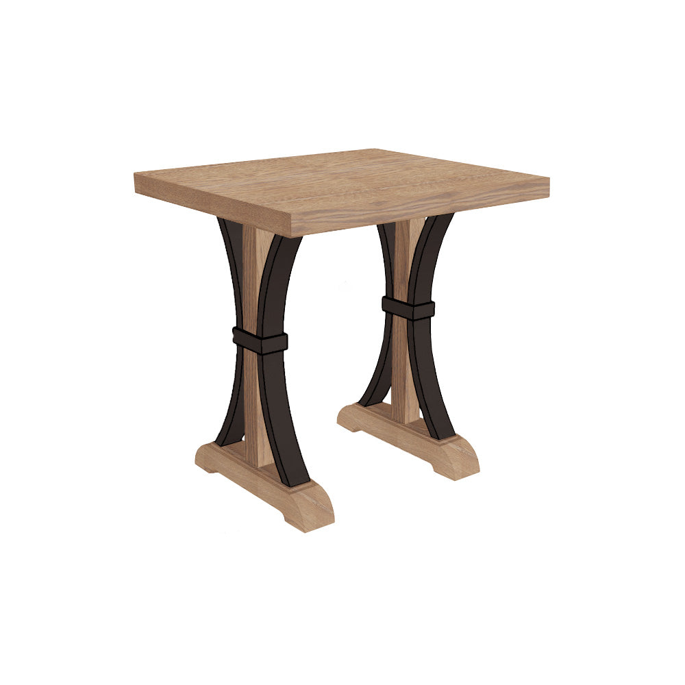 Buckle Base End Table