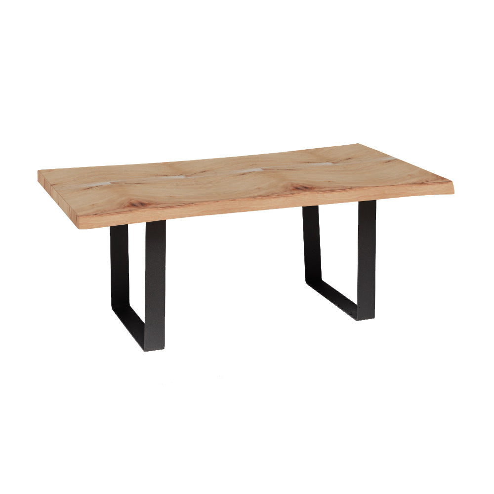 Live Edge Coffee Table U Base