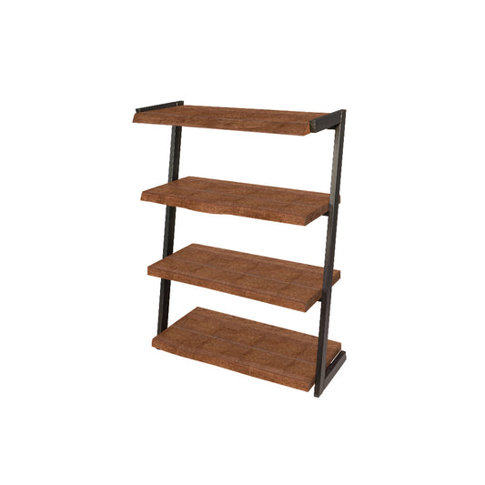 SoHo Live Edge 4-Shelf Bookcase