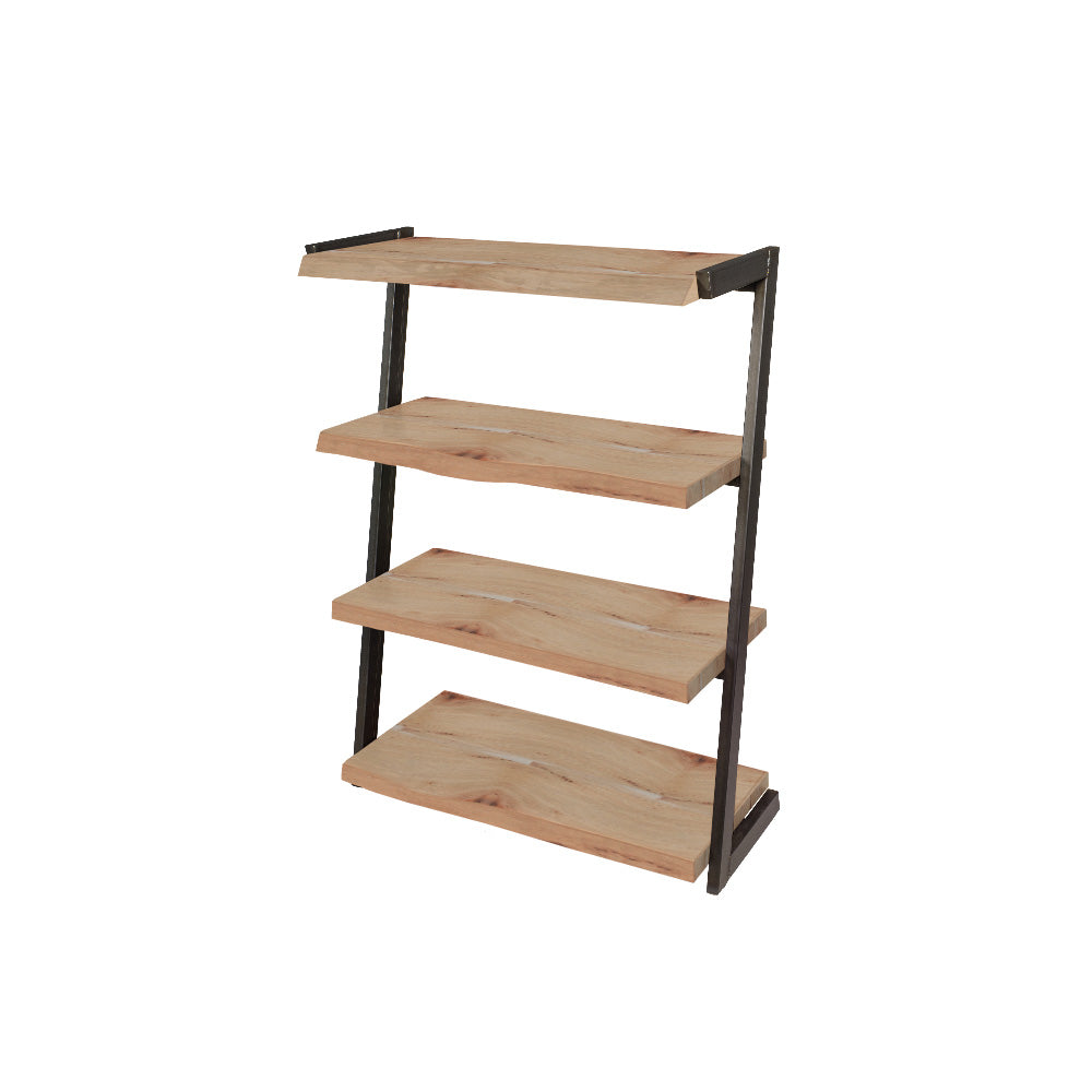 SoHo Live Edge 4-Shelf Bookcase