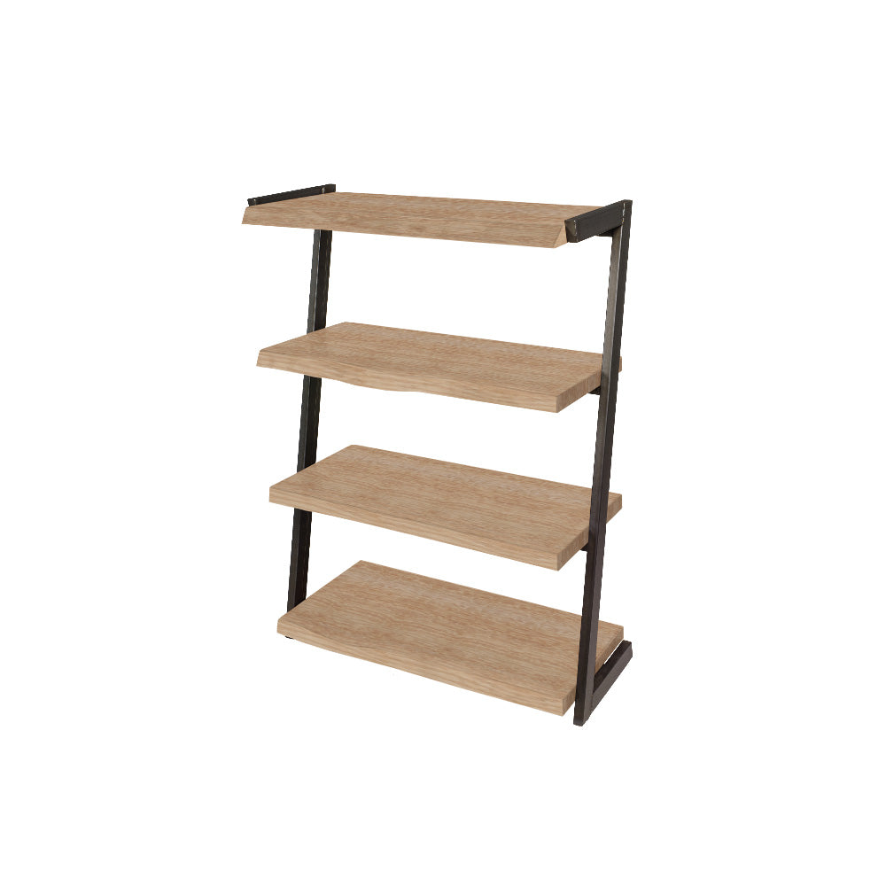 SoHo Live Edge 4-Shelf Bookcase