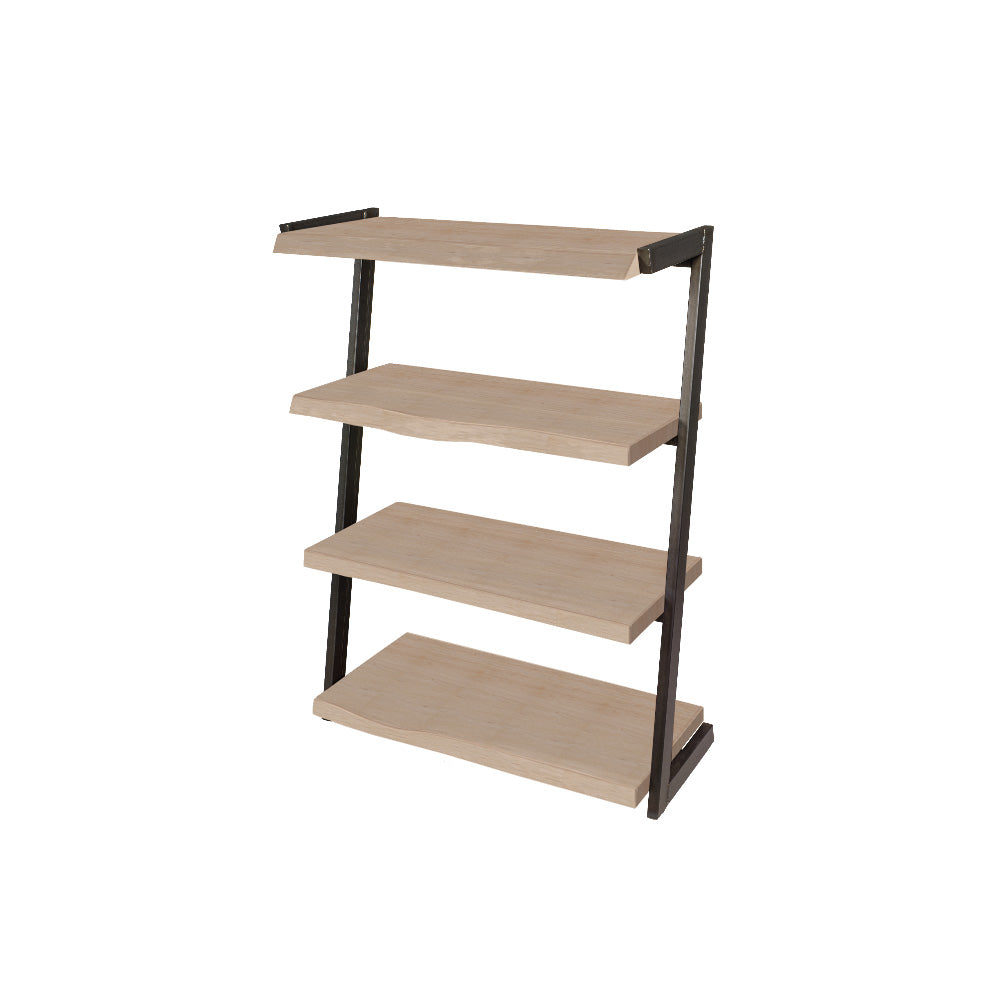 SoHo Live Edge 4-Shelf Bookcase