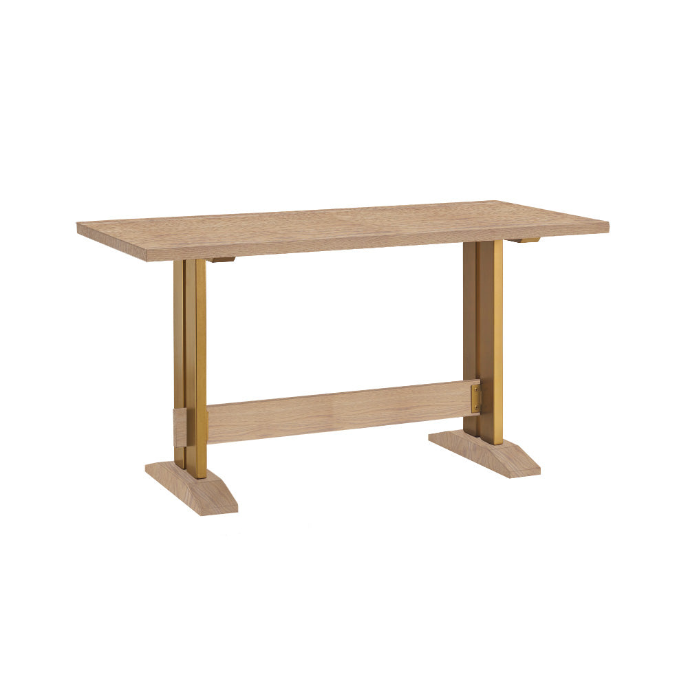 Straight Edge Counter Table with Brooklyn Base