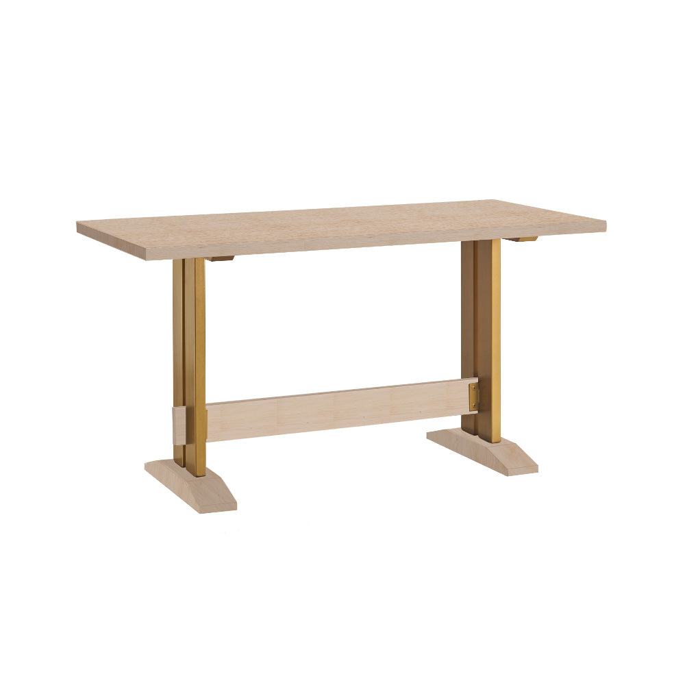 Straight Edge Counter Table with Brooklyn Base