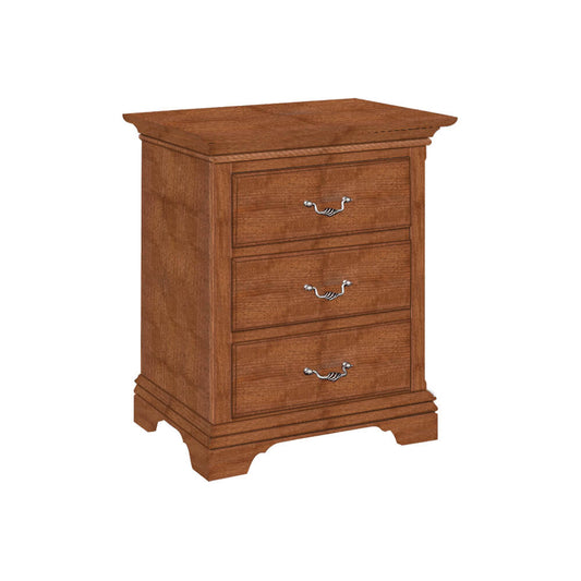 Hampton 3 Drawer Nightstand