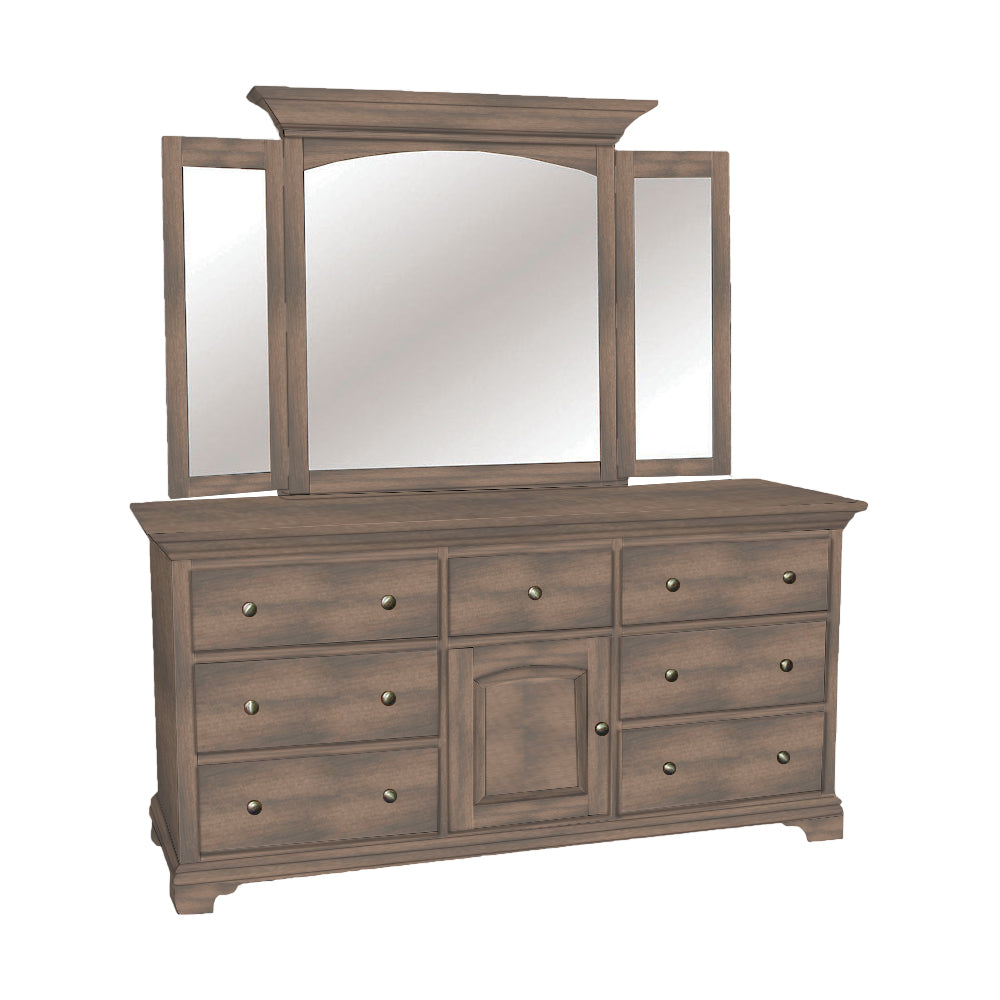 Hampton Triple Dresser