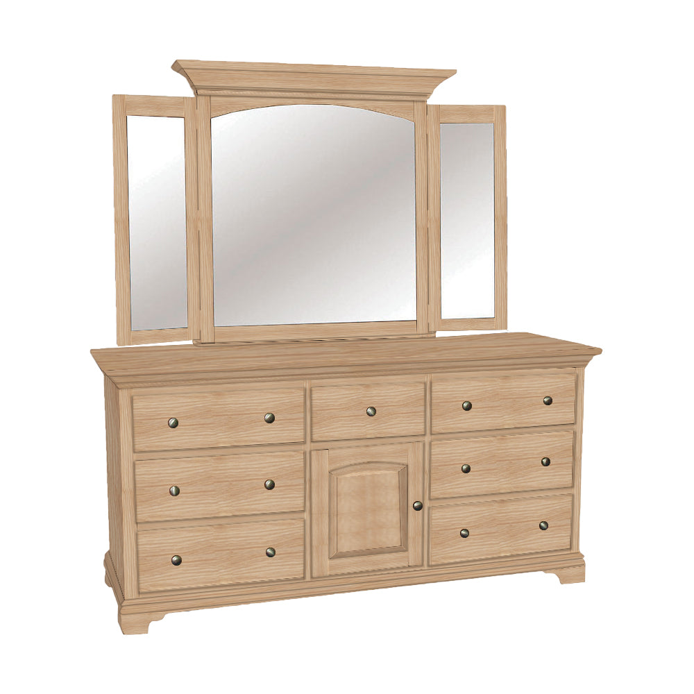 Hampton Triple Dresser