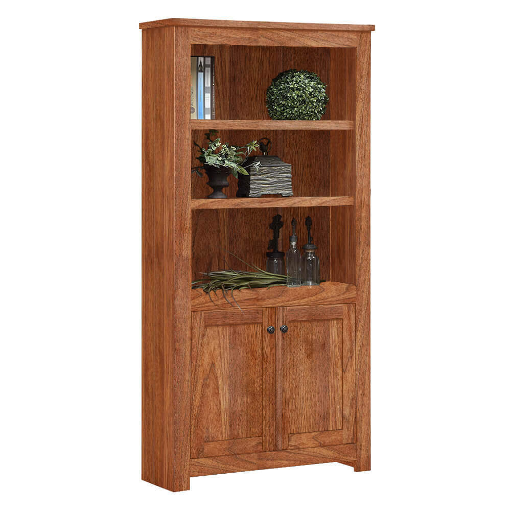 Hardwood Bookcase for Writing Desk