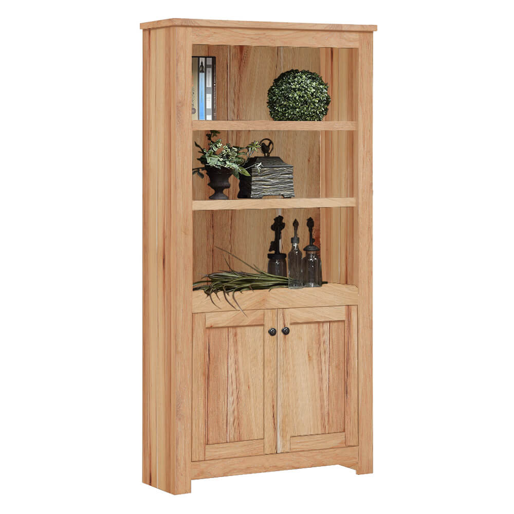 Hardwood Bookcase for Writing Desk