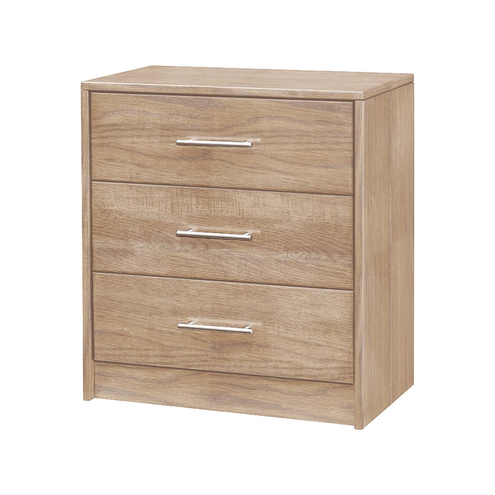 Ventura 3 Drawer Nightstand