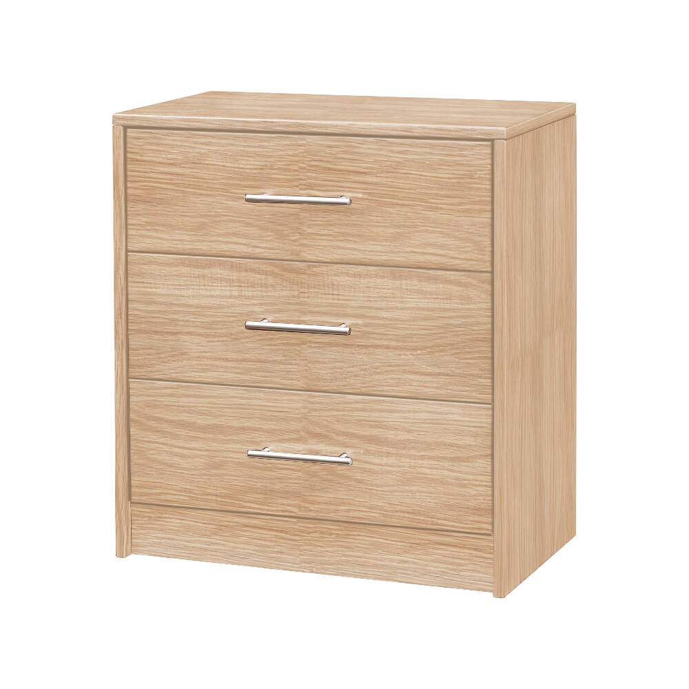 Ventura 3 Drawer Nightstand