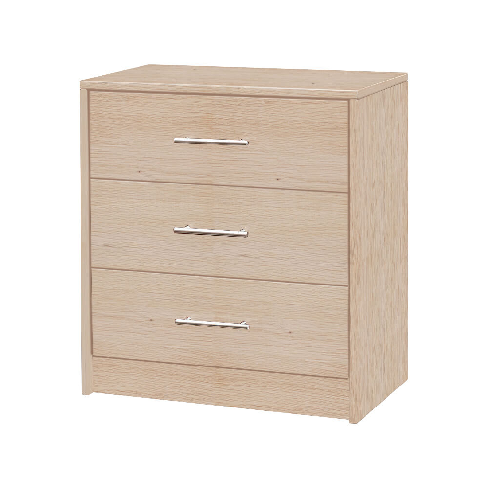 Ventura 3 Drawer Nightstand