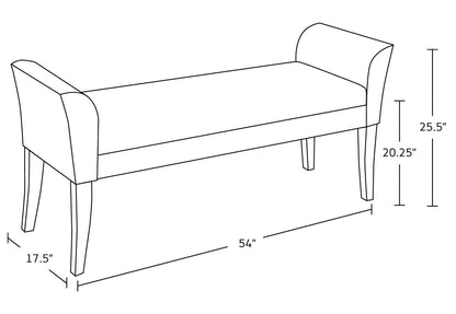 Newport Bench with Arms