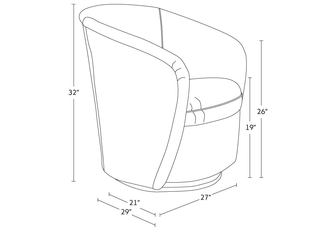 Ruby "Tub" Chair