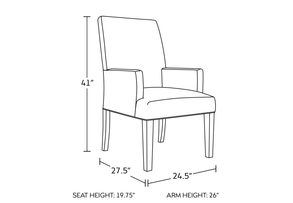 Hudson Dining Arm Chair